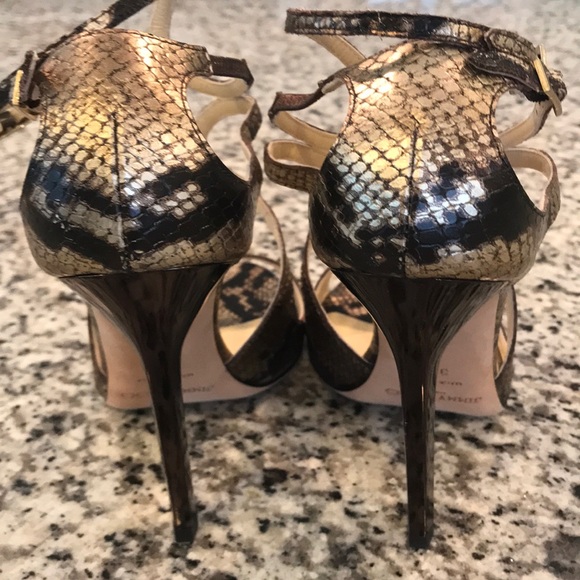 Jimmy Choo Python Lang Sandal - Picture 4 of 8